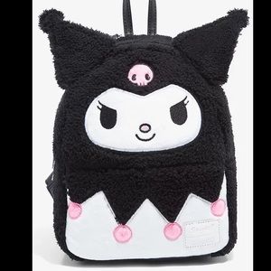 Loungefly Kuromi Mini Backpack Sherpa Body